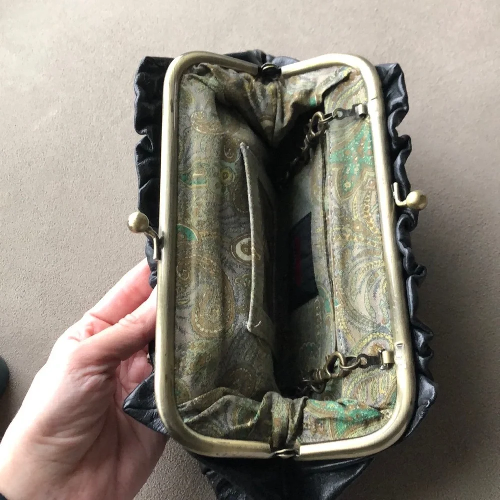 Hobo international clutch with chain strap